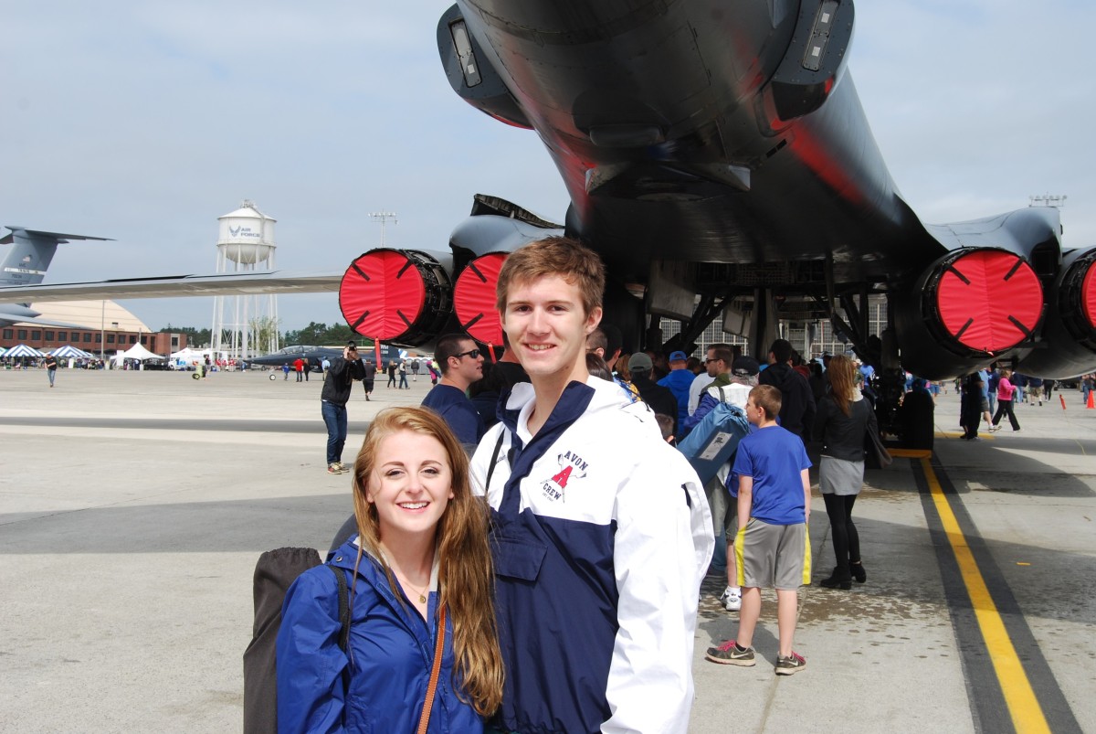 John at the U.S. Air Force air show