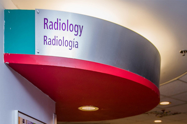 radiology signage 