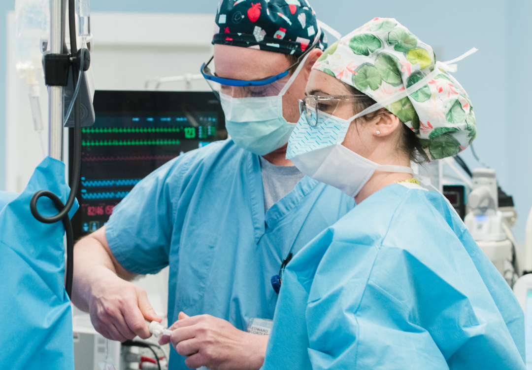 anesthesiologists in operating room