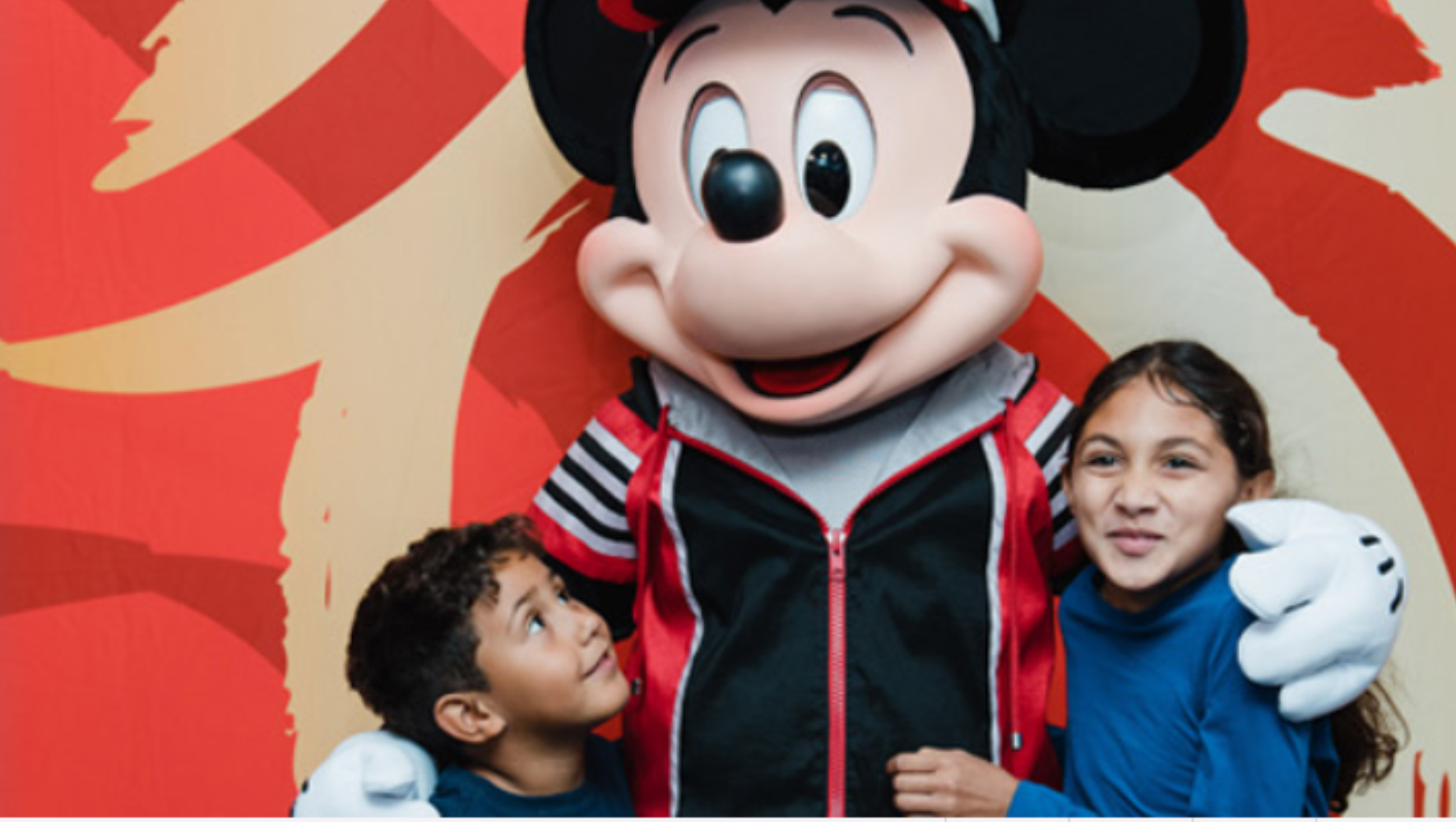 mickey with hospital patients