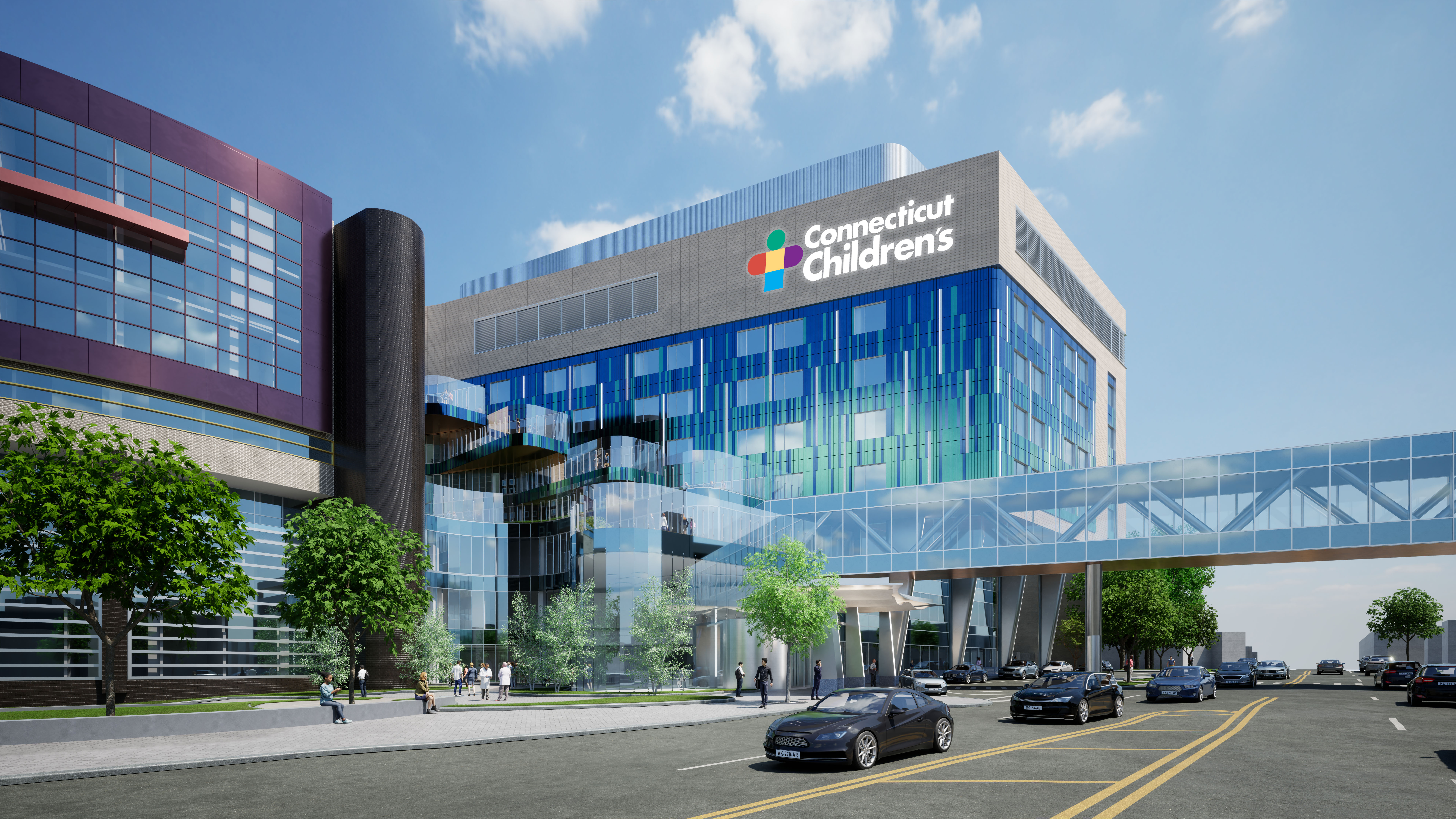 Rendering of future Tower for Connecticut Children's