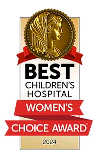 2024 Award Badge - Women's Choice Award Best Children's Hospital