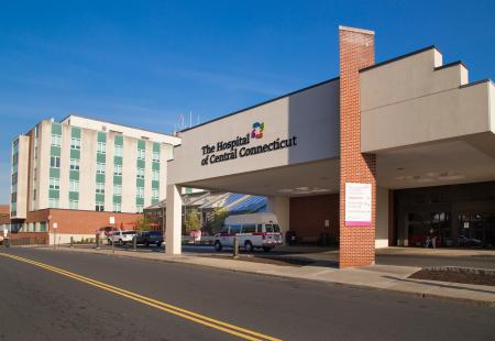 Exterior view of the Hospital of Central Connecticut