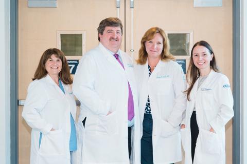 Medical professionals posing for a picture