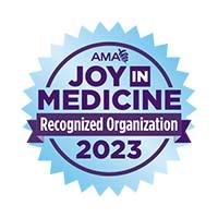 AMA Joy In Medicine Recognized Organization 2023 - badge