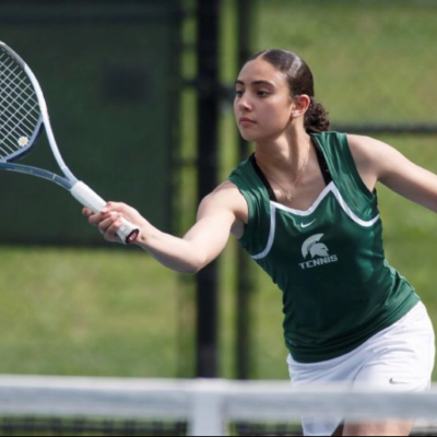 Haley playing tennis