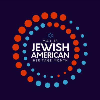 Jewish American Heritage Month Graphic